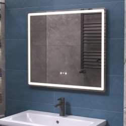 Зеркало Vigo Geometry  Step , подсветка, ширина  80 см высота 70 см