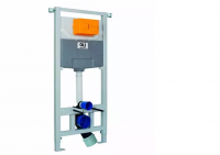 Инсталляция OLI120 ECO Sanitarblok ПНЕВМАТИКА + Панель слива  Karisma , хром гл