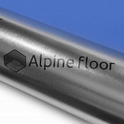 Подложка  ALPINE FLOOR silver foil BLUE EVA 1.5мм, 10кв.м.